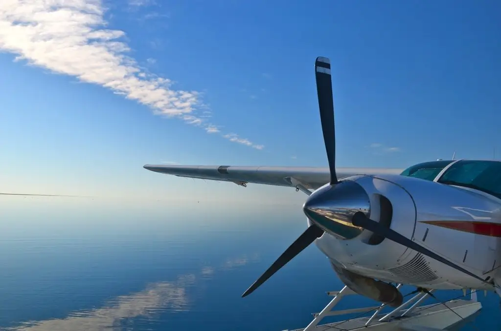 seaplane, great barrier reef, ocean